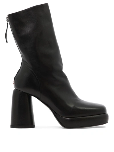 Shop Halmanera "elsa" Ankle Boots In Black