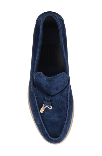 Shop Dolce Vita Lonzo Loafer In Navy Suede