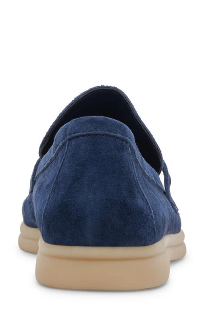 Shop Dolce Vita Lonzo Loafer In Navy Suede