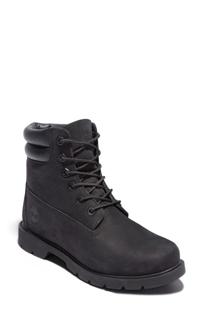 Shop Timberland Linden Woods Waterproof Insulated Boot In Black