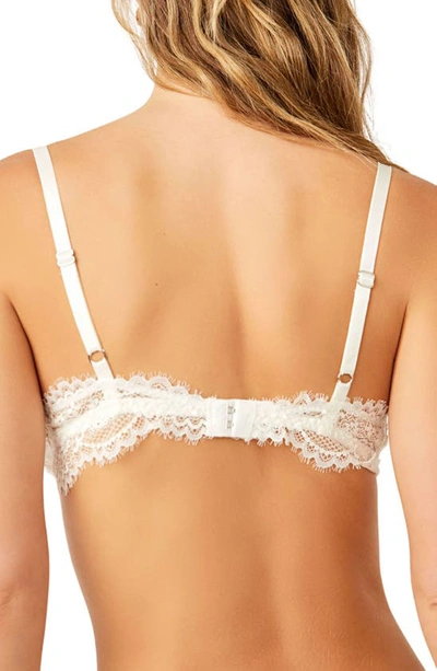 Shop Free People Intimately Fp Happier Than Ever Lace Trim Wireless Bra In Ivory