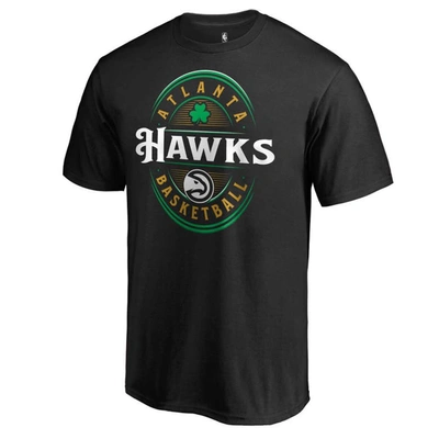 Shop Fanatics Branded Black Atlanta Hawks Forever Lucky T-shirt