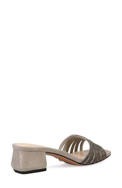 Shop Pelle Moda Imery Sandal In Pewter