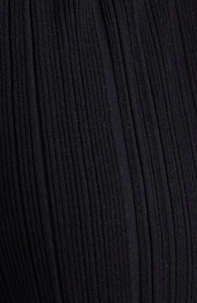 Shop Stella Mccartney Plissé Knit Pants In Black