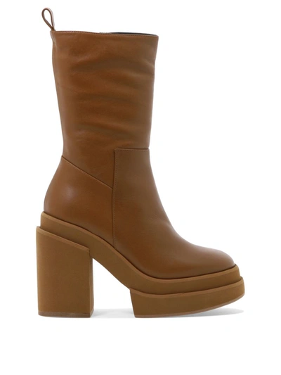 Shop Paloma Barceló "melissa" Boots In Brown