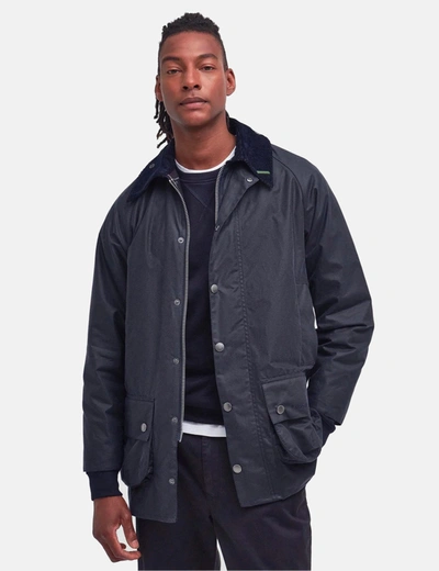 Shop Barbour 40th Anniversary Beaufort Wax Jacket In Blue