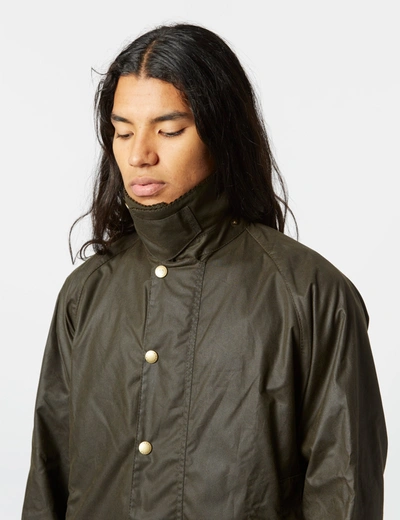 Shop Barbour 40th Anniversary Beaufort Wax Jacket In Green