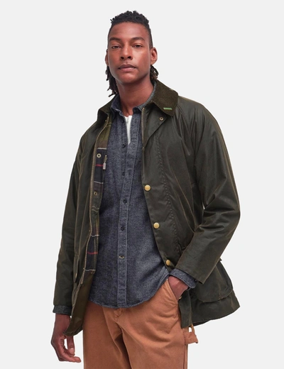 Shop Barbour 40th Anniversary Beaufort Wax Jacket In Green