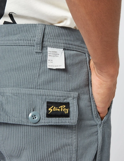 Shop Stan Ray Fat Pant (cord) In Grey