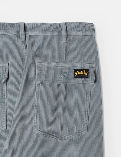 Shop Stan Ray Fat Pant (cord) In Grey