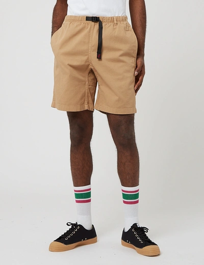 Shop Gramicci G-shorts (cotton Twill) In Khaki