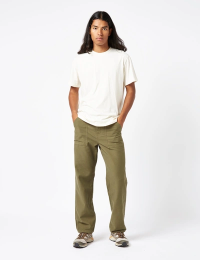 Shop Stan Ray Fat Pant (loose/sateen) In Green