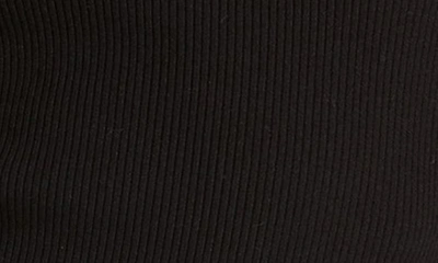 Shop Michael Kors Flare Cuff Rib Top In Black