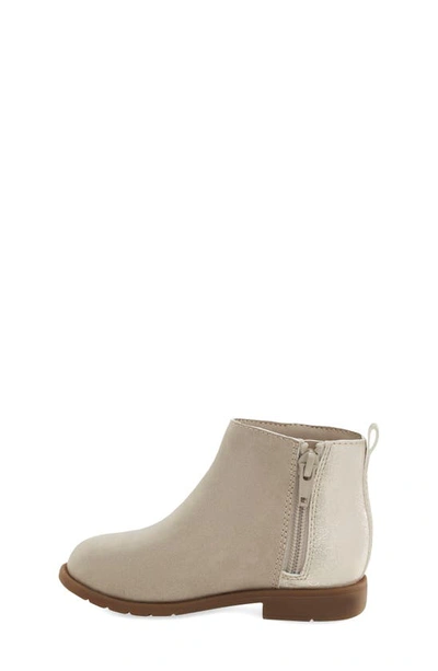 Stride Rite Carolyn Braid Detail Bootie In Taupe Suede