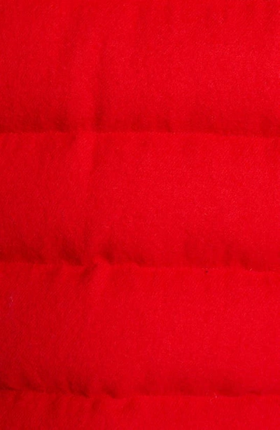 Shop Moncler Winnipeg Flannel 750 Fill Power Down Jacket In Red
