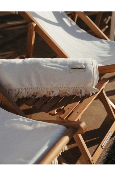 Shop Business & Pleasure Co. The Beach Towel In Antique White