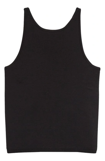 Shop Max Mara Alfeo Wool Blend Sleeveless Sweater In Black