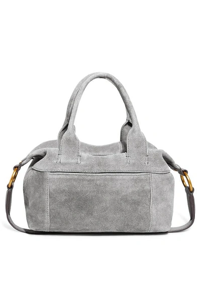 Aimee Kestenberg Mini Hudson Leather Satchel In Cool Grey