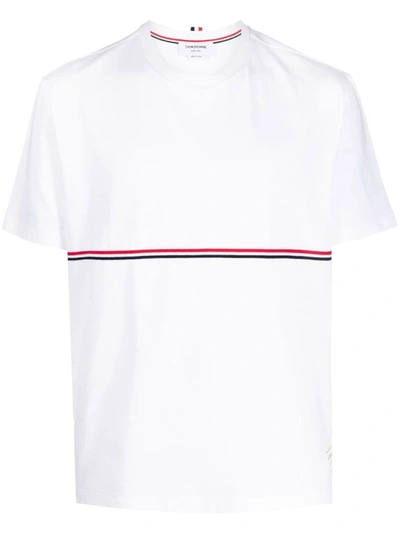 Shop Thom Browne T-shirt Clothing In White