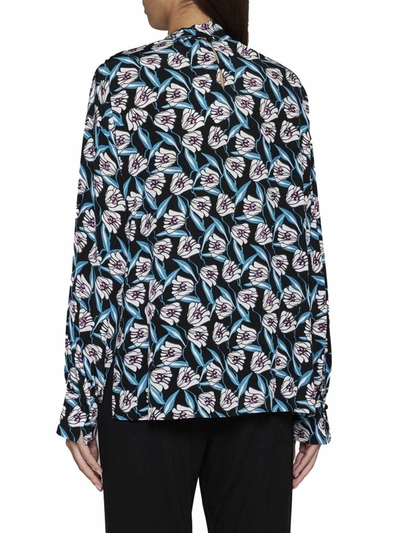Shop Diane Von Furstenberg Shirts In Fortune Vine Ivory
