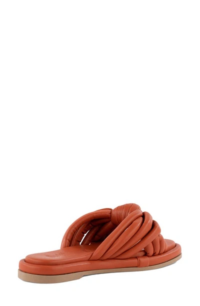 Shop Seychelles Simply The Best Slide Sandal In Terracotta Faux Leather