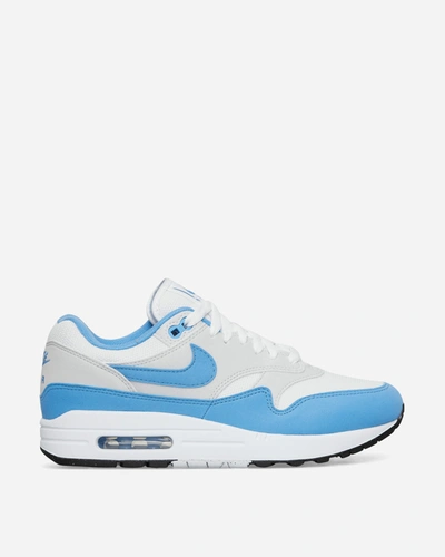 Shop Nike Air Max 1 Sneakers White / Photon Dust / University Blue In Multicolor