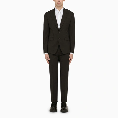 Shop Dsquared2 | Dark Grey Single-breasted Wool Suit