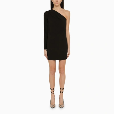 Shop Dsquared2 | Short Black One-shoulder Dress