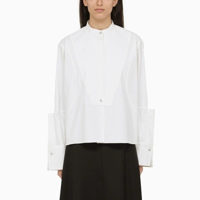 Shop Jil Sander | White Cotton Shirt With Details