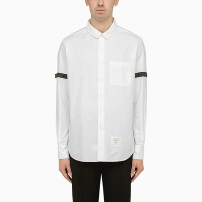 Shop Thom Browne | White Cotton Shirt With Detail