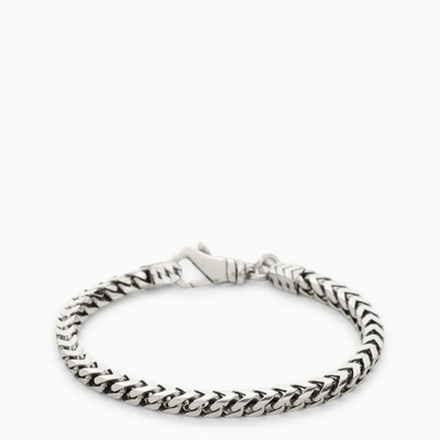 Shop Emanuele Bicocchi Franco Silver 925 Chain Bracelet In Metal