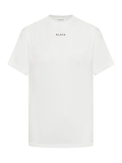 Shop Alaïa T-shirts In White
