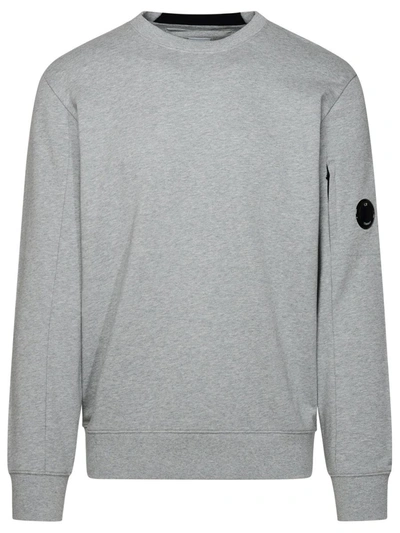 Shop C.p. Company Diagonal Sweatshirt In Grey