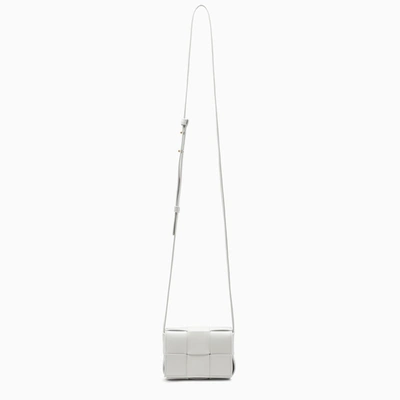 Shop Bottega Veneta | White Cassette Candy Cross-body Bag