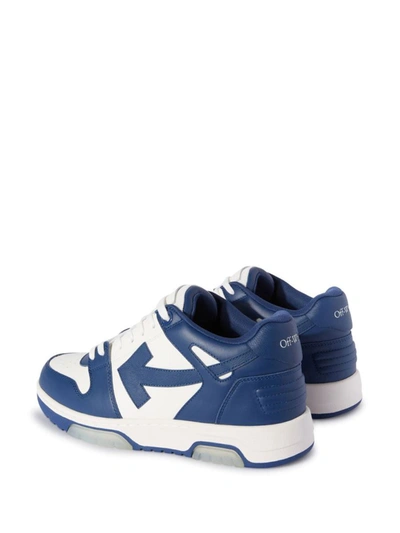 Shop Off-white Out Of Office Sneakers In Blue