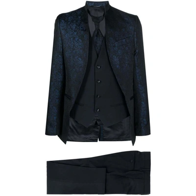 Shop Reveres 1949 Suits In Blue/black