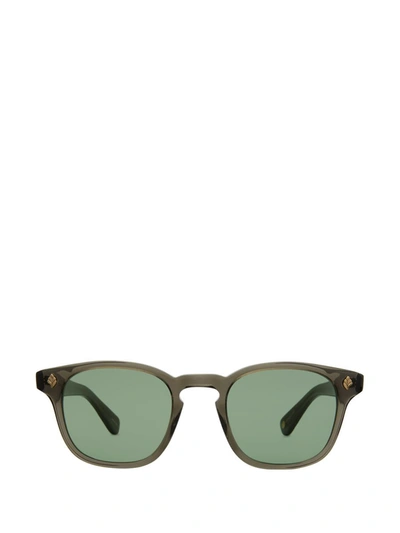 Shop Garrett Leight Sunglasses In Black Glass