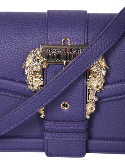 Shop Versace Jeans Couture Bags In Purple