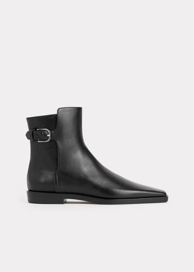 Shop Totême The Belted Boot Black