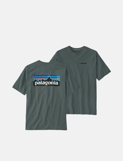 Shop Patagonia P6 Logo Responsibili-tee T-shirt In Green