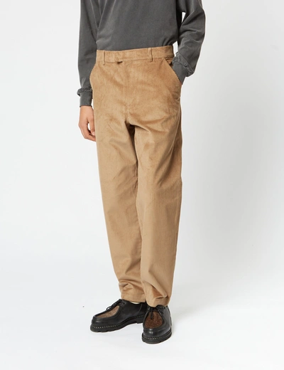 Shop Bhode X Brisbane Cord Pant (relaxed, Straight) In Khaki