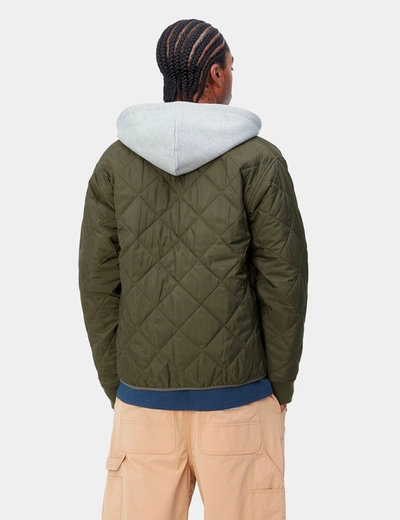 Shop Carhartt -wip Barrow Liner Jacket (recycled Ripstop) In Green