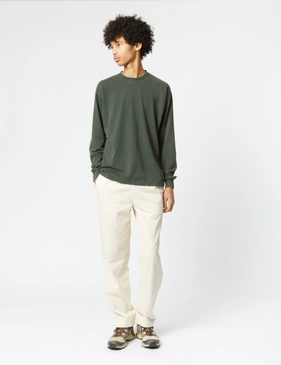 Shop Colorful Standard Twill Pants (organic) In White