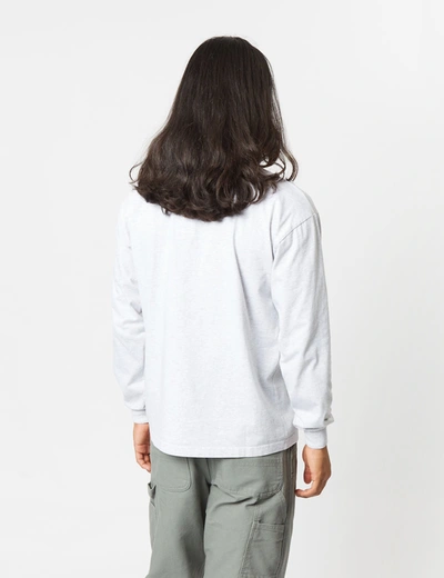Shop Colorful Standard Oversized Long Sleeve T-shirt (organic) In White