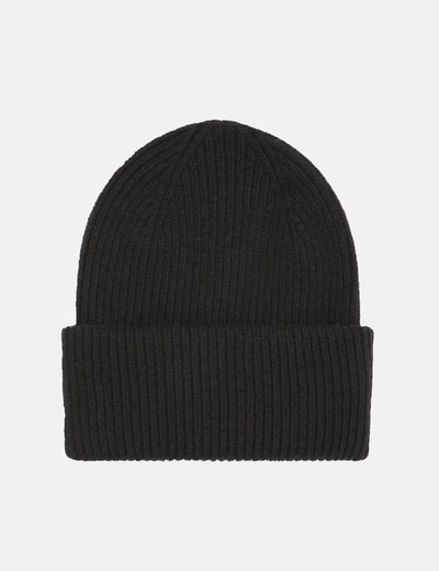 Shop Colorful Standard Merino Wool Hat In Black