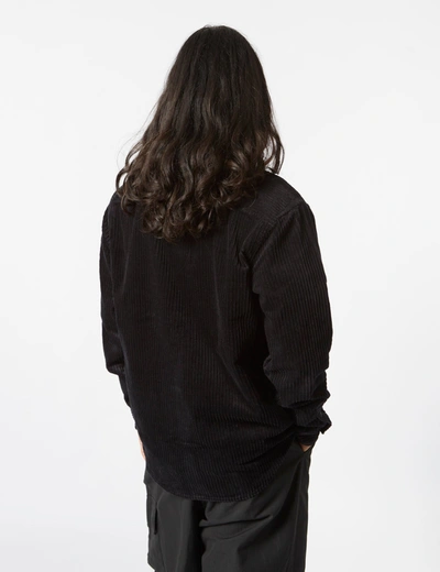 Shop Carhartt -wip Rhodes Long Sleeve Shirt (loose, Corduroy) In Black