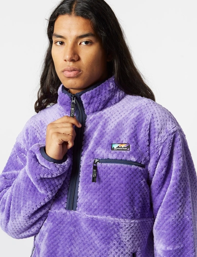 Shop Manastash Poppy Thermal Fleece In Purple