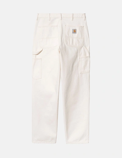 Shop Carhartt -wip Single Knee Pant (denim) In White