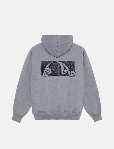 Shop Polar Skate Co . Dave Yoga Trippin' Hooded Sweatshirt In Grey