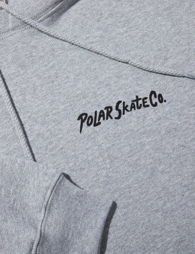 Shop Polar Skate Co . Dave Yoga Trippin' Hooded Sweatshirt In Grey